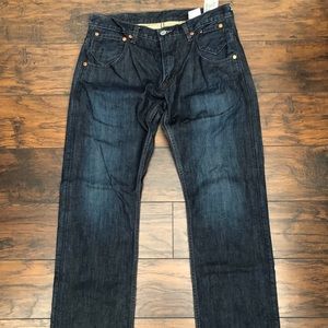 Levi 514 34 x 32 jeans dark denim